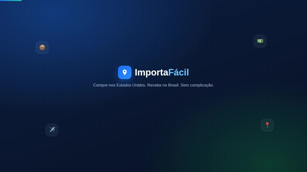 Demonstração da plataforma Importa Fácil